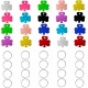 HACRAHO Pet ID Tag, 20 Pieces Colorful Double Sided Pet Name Phone Numbers ID Tag Blank Aluminum Dog Tags with 20 Key Rings for Dogs and Cats, Four Leaf Clover Shape HACRAHO Pet ID Tag, 20 Pieces Colorful Double Sided Pet Name Phone Numbers ID Tag Blank Aluminum Dog Tags with 20 Key Rings for Dogs and Cats, Four Leaf Clover Shape