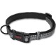 HALTI Comfort Collar - Dog Collar with Neoprene Padding, 3M Reflective Fabric and Adjustable Strap, Suitable for Medium Dogs (Medium, Black)