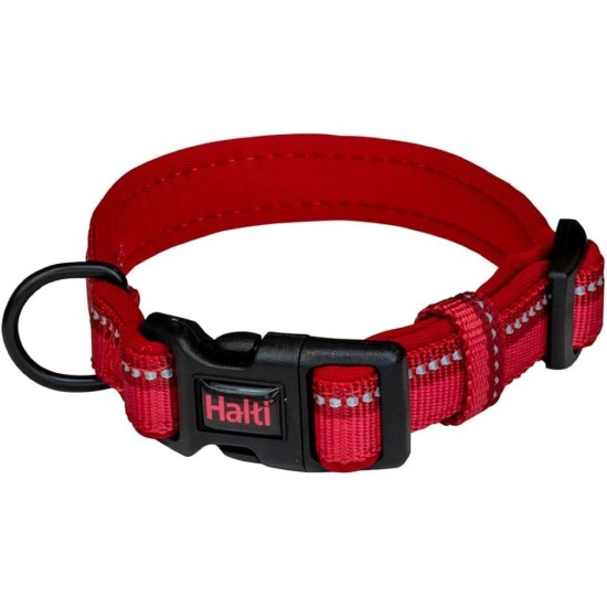 HALTI Comfort Collar - Dog Collar with Neoprene Padding, 3M Reflective Fabric and Adjustable Strap, Suitable for Medium Dogs (Medium, Black) HALTI Comfort Collar - Dog Collar with Neoprene Padding, 3M Reflective Fabric and Adjustable Strap, Suitable for Medium Dogs (Medium, Black)