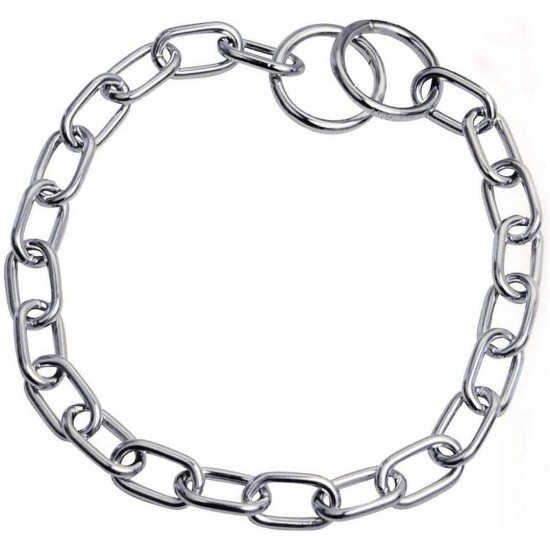 HS Sprenger Basic Collars for Dogs Collar Short Link - Chrome Steel HS Sprenger Basic Collars for Dogs Collar Short Link - Chrome Steel