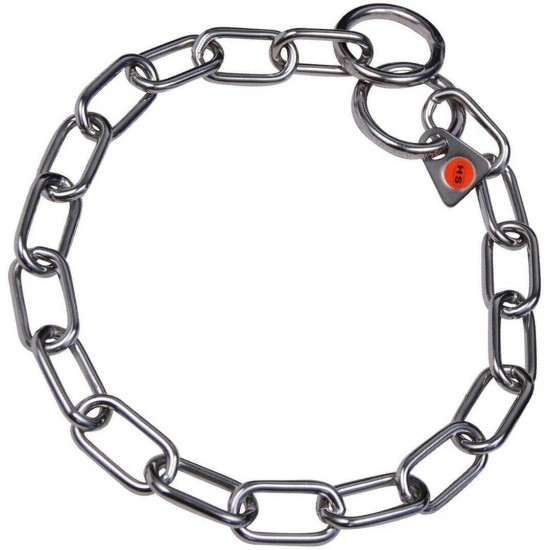 HS Sprenger Basic Collars for Dogs Short Link Chain Stainless Steel HS Sprenger Basic Collars for Dogs Short Link Chain Stainless Steel