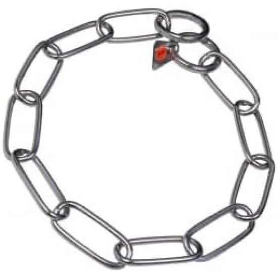 HS Sprenger Basic Dog Collars Medium Link - Stainless Steel HS Sprenger Basic Dog Collars Medium Link - Stainless Steel
