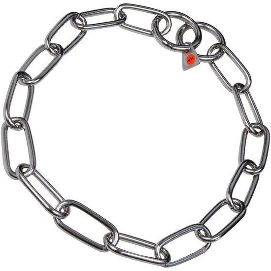 HS Sprenger Basic Dog Collars Medium Stainless Steel