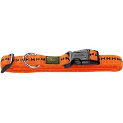 HUNTER Basic Safety Grip Vario Soft Padded Nylon Collar, small, Orange HUNTER Basic Safety Grip Vario Soft Padded Nylon Collar, small, Orange