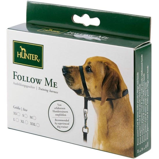HUNTER Follow Me Education Nylon Harness, Size 3, Large, Black HUNTER Follow Me Education Nylon Harness, Size 3, Large, Black