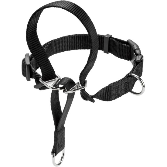 HUNTER Follow Me Education Nylon Harness, Size 3, Large, Black