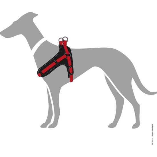 HUNTER Neoprene Vario Quick Dog Harness Nylon Soft Neoprene Padded for Sports and Leisure, s HUNTER Neoprene Vario Quick Dog Harness Nylon Soft Neoprene Padded for Sports and Leisure, s