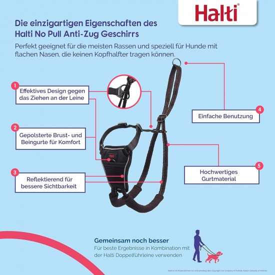 Halti No Pull Dog Harness, transparent Halti No Pull Dog Harness, transparent