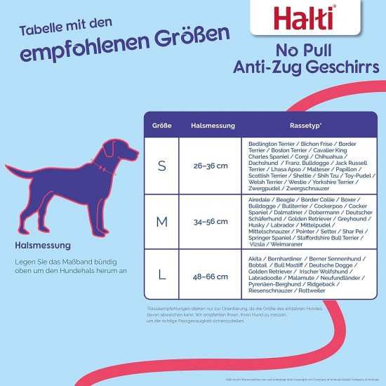 Halti No Pull Dog Harness, transparent Halti No Pull Dog Harness, transparent