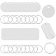 Hazrcvr Stainless Steel Pendant Blank Pack of 20 Dog Tags Blank Dog Tags Sign Shape with Hole Blank Stamping Tag Charms Empty Pendant Key Ring DIY Making Kit Blanks for Laser Hazrcvr Stainless Steel Pendant Blank Pack of 20 Dog Tags Blank Dog Tags Sign Shape with Hole Blank Stamping Tag Charms Empty Pendant Key Ring DIY Making Kit Blanks for Laser