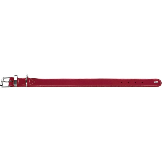 Hunter Aalborg Special Dog Collar with Robust Soft Cowhide Leather and Stylish Stitching Hunter Aalborg Special Dog Collar with Robust Soft Cowhide Leather and Stylish Stitching