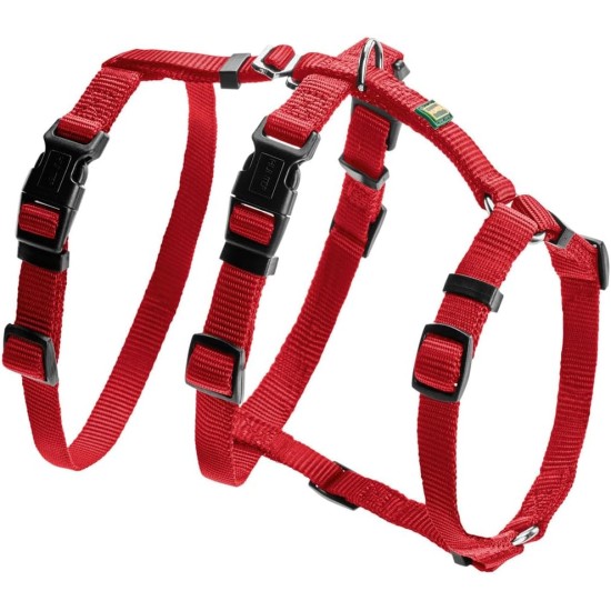 Hunter Vario Rapid Escape-Proof Panic Harness for Anxious Dogs, Made from Soft, Smooth, Tear-Resistant Nylon, l Hunter Vario Rapid Escape-Proof Panic Harness for Anxious Dogs, Made from Soft, Smooth, Tear-Resistant Nylon, l