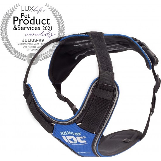 IDC Longwalk Harness, Red/Grey, Size: L IDC Longwalk Harness, Red/Grey, Size: L
