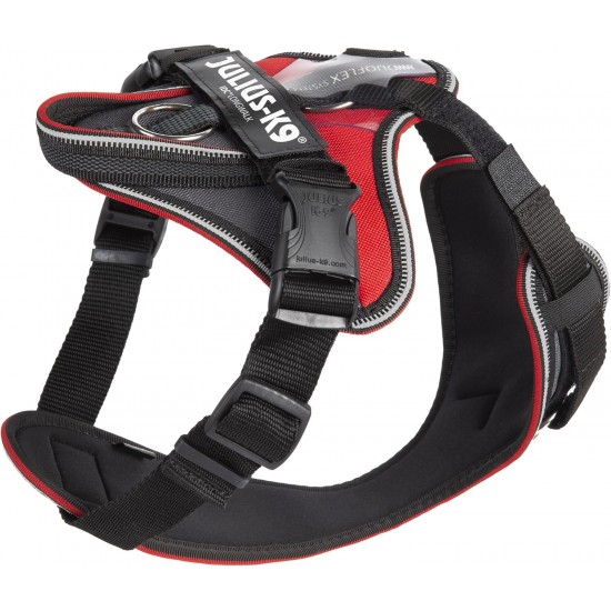 IDC Longwalk Harness, Red/Grey, Size: L IDC Longwalk Harness, Red/Grey, Size: L