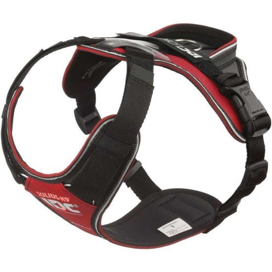 IDC Longwalk Harness, Red/Grey, Size: L IDC Longwalk Harness, Red/Grey, Size: L