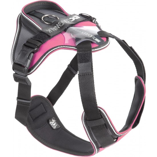 IDC Longwalk Harness, Red/Grey, Size: L IDC Longwalk Harness, Red/Grey, Size: L