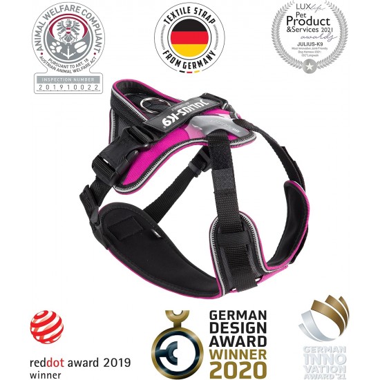 IDC Longwalk Harness, Red/Grey, Size: L IDC Longwalk Harness, Red/Grey, Size: L