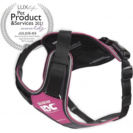 IDC Longwalk Harness, Red/Grey, Size: L IDC Longwalk Harness, Red/Grey, Size: L