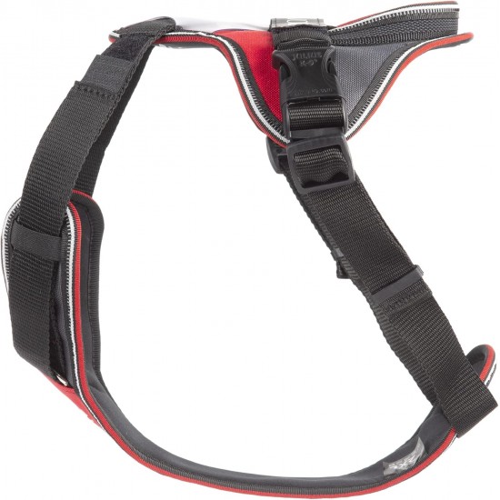 IDC Longwalk Harness, Red/Grey, Size: L IDC Longwalk Harness, Red/Grey, Size: L