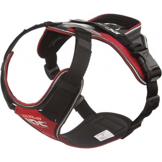 IDC Longwalk Harness, Red/Grey, Size: L IDC Longwalk Harness, Red/Grey, Size: L