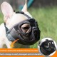 JYHY Short Snout Dog Muzzle Adjustable Breathable Mesh Bulldog Muzzle for Biting Chewing Barking Training Dog Mask Size S (23-31cm), Green JYHY Short Snout Dog Muzzle Adjustable Breathable Mesh Bulldog Muzzle for Biting Chewing Barking Training Dog Mask Size S (23-31cm), Green