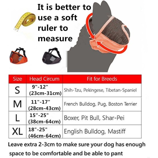 JYHY Short Snout Dog Muzzle Adjustable Breathable Mesh Bulldog Muzzle for Biting Chewing Barking Training Dog Mask Size S (23-31cm), Green JYHY Short Snout Dog Muzzle Adjustable Breathable Mesh Bulldog Muzzle for Biting Chewing Barking Training Dog Mask Size S (23-31cm), Green