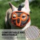 JYHY Short Snout Dog Muzzle Adjustable Breathable Mesh Bulldog Muzzle for Biting Chewing Barking Training Dog Mask Size S (23-31cm), Green JYHY Short Snout Dog Muzzle Adjustable Breathable Mesh Bulldog Muzzle for Biting Chewing Barking Training Dog Mask Size S (23-31cm), Green