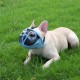 JYHY Short Snout Dog Muzzle Adjustable Breathable Mesh Bulldog Muzzle for Biting Chewing Barking Training Dog Mask Size S (23-31cm), Green JYHY Short Snout Dog Muzzle Adjustable Breathable Mesh Bulldog Muzzle for Biting Chewing Barking Training Dog Mask Size S (23-31cm), Green