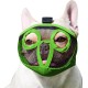 JYHY Short Snout Dog Muzzle Adjustable Breathable Mesh Bulldog Muzzle for Biting Chewing Barking Training Dog Mask Size S (23-31cm), Green JYHY Short Snout Dog Muzzle Adjustable Breathable Mesh Bulldog Muzzle for Biting Chewing Barking Training Dog Mask Size S (23-31cm), Green