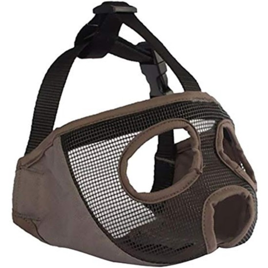 JYHY Short Snout Dog Muzzle Adjustable Breathable Mesh Bulldog Muzzle for Biting Chewing Barking Training Dog Mask Size S (23-31cm), Green JYHY Short Snout Dog Muzzle Adjustable Breathable Mesh Bulldog Muzzle for Biting Chewing Barking Training Dog Mask Size S (23-31cm), Green