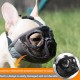 JYHY Short Snout Dog Muzzle Adjustable Breathable Mesh Bulldog Muzzle for Biting Chewing Barking Training Dog Mask Size S (23-31cm), Green JYHY Short Snout Dog Muzzle Adjustable Breathable Mesh Bulldog Muzzle for Biting Chewing Barking Training Dog Mask Size S (23-31cm), Green