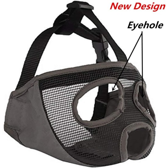 JYHY Short Snout Dog Muzzle Adjustable Breathable Mesh Bulldog Muzzle for Biting Chewing Barking Training Dog Mask Size S (23-31cm), Green JYHY Short Snout Dog Muzzle Adjustable Breathable Mesh Bulldog Muzzle for Biting Chewing Barking Training Dog Mask Size S (23-31cm), Green
