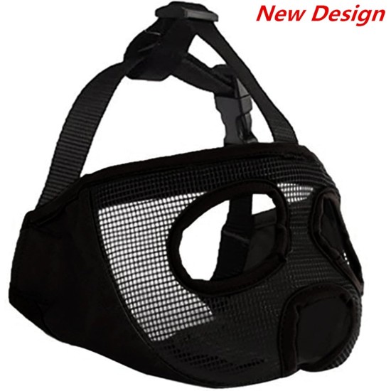 JYHY Short Snout Dog Muzzle Adjustable Breathable Mesh Bulldog Muzzle for Biting Chewing Barking Training Dog Mask Size S (23-31cm), Green JYHY Short Snout Dog Muzzle Adjustable Breathable Mesh Bulldog Muzzle for Biting Chewing Barking Training Dog Mask Size S (23-31cm), Green
