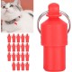 Jeanoko Pack of 20 Anti-Lost Pet ID Tag Dog Cat ID Name Address Label Storage Tube Tube Collar Pendant Collar Type Plate for Pets Dogs Cats (Red) Jeanoko Pack of 20 Anti-Lost Pet ID Tag Dog Cat ID Name Address Label Storage Tube Tube Collar Pendant Collar Type Plate for Pets Dogs Cats (Red)