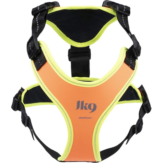 Julius-K9 19MTR-FOR-M-AMZ Mantrailing & Outdoor Dog Harness, Size: M, UV Orange with Neon Edge Julius-K9 19MTR-FOR-M-AMZ Mantrailing & Outdoor Dog Harness, Size: M, UV Orange with Neon Edge