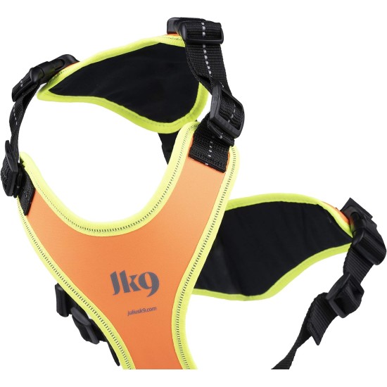 Julius-K9 19MTR-FOR-M-AMZ Mantrailing & Outdoor Dog Harness, Size: M, UV Orange with Neon Edge Julius-K9 19MTR-FOR-M-AMZ Mantrailing & Outdoor Dog Harness, Size: M, UV Orange with Neon Edge