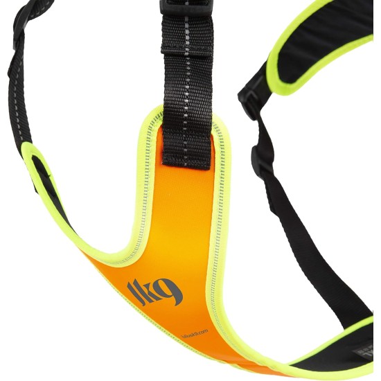 Julius-K9 19MTR-FOR-M-AMZ Mantrailing & Outdoor Dog Harness, Size: M, UV Orange with Neon Edge Julius-K9 19MTR-FOR-M-AMZ Mantrailing & Outdoor Dog Harness, Size: M, UV Orange with Neon Edge