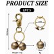 KGDUYC Cat Bell, Pet Bells, Extra Loud Cat and Dog Bell for Collar, Pet Tracker and Falconry, Cat Tracker, Robust Brass Collar Pendant with Rotating Lobster Clasp KGDUYC Cat Bell, Pet Bells, Extra Loud Cat and Dog Bell for Collar, Pet Tracker and Falconry, Cat Tracker, Robust Brass Collar Pendant with Rotating Lobster Clasp