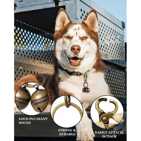 KGDUYC Cat Bell, Pet Bells, Extra Loud Cat and Dog Bell for Collar, Pet Tracker and Falconry, Cat Tracker, Robust Brass Collar Pendant with Rotating Lobster Clasp KGDUYC Cat Bell, Pet Bells, Extra Loud Cat and Dog Bell for Collar, Pet Tracker and Falconry, Cat Tracker, Robust Brass Collar Pendant with Rotating Lobster Clasp
