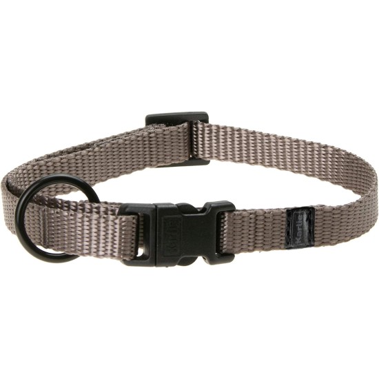 Karlie 63872 Plus Necklace, 10 mm, 20-35 cm, Grey, Adjustable with Safety Lock, XS Karlie 63872 Plus Necklace, 10 mm, 20-35 cm, Grey, Adjustable with Safety Lock, XS