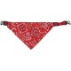 Karlie Collar with Neck Scarf, Nylon, Red, 22-40 x 1.5 cm