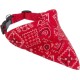 Karlie Collar with Neck Scarf, Nylon, Red, 22-40 x 1.5 cm