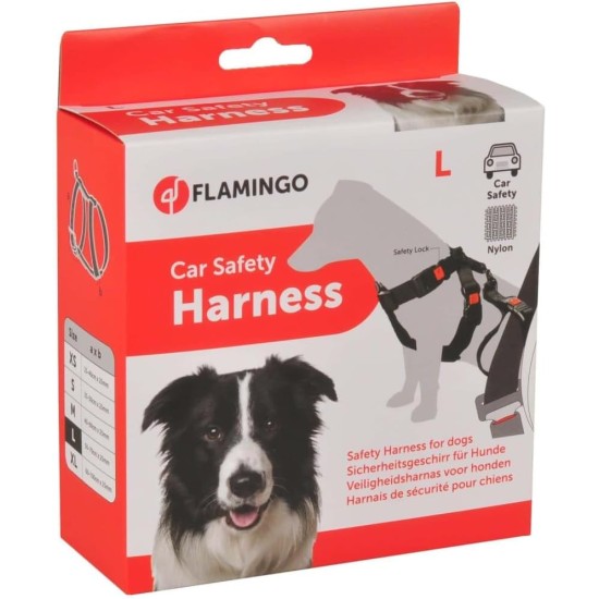 Karlie Flamingo Safety Harness, Small, Black Karlie Flamingo Safety Harness, Small, Black