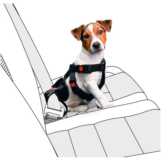 Karlie Flamingo Safety Harness, Small, Black Karlie Flamingo Safety Harness, Small, Black