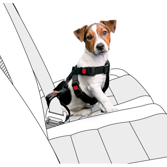 Karlie Flamingo Safety Harness, Small, Black Karlie Flamingo Safety Harness, Small, Black
