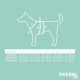 Kerbl Pet Panic Harness Miami Petrol Blue 20 mm 48-70 cm Kerbl Pet Panic Harness Miami Petrol Blue 20 mm 48-70 cm