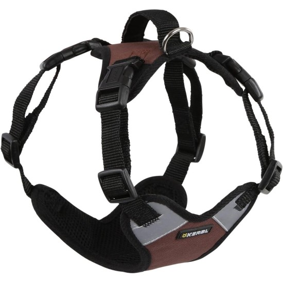 Kerbl Pulsive Dog Harness, 36/50 cm x 46/60 cm, Brown Kerbl Pulsive Dog Harness, 36/50 cm x 46/60 cm, Brown