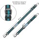 Kurgo Car Safety Tether for Dogs with Carabiner Clip, Connects Harness to Seatbelt, One Size, Black/Blue, Dog Seatbelt Loop, 01187 Kurgo Car Safety Tether for Dogs with Carabiner Clip, Connects Harness to Seatbelt, One Size, Black/Blue, Dog Seatbelt Loop, 01187