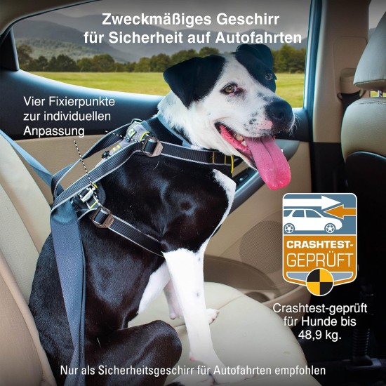 Kurgo Impact Dog Harness Crash Tested for Safety, Suitable for Dogs from 34-47 kg, X-Large, Black Kurgo Impact Dog Harness Crash Tested for Safety, Suitable for Dogs from 34-47 kg, X-Large, Black