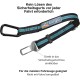 Kurgo K01965 Car Accessories, Blue, Direct to Seat Belt, Carabiner Clip